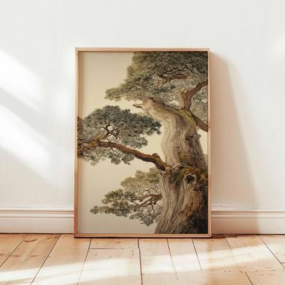 Uplifted Finds Crimson Solar Crane   Vintage Ukiyo e Archival Print   Executive Studio & Traditional Zen Sanctuary Decor hw20225 03 30 X 40 Cm Unframed