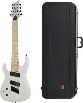 Harley Benton R-458MN LH WH MS w/Case Blanc haute brillance