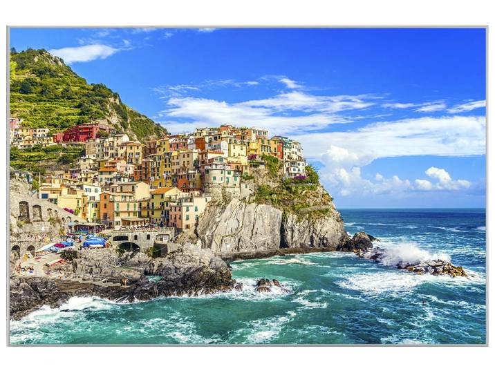 Bild mit Rahmen Manarola, Riviera 1 image LAND