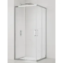 SAT TEX Duschkabine Quadrat 80x80 cm SIKOTEXQ80CRT
