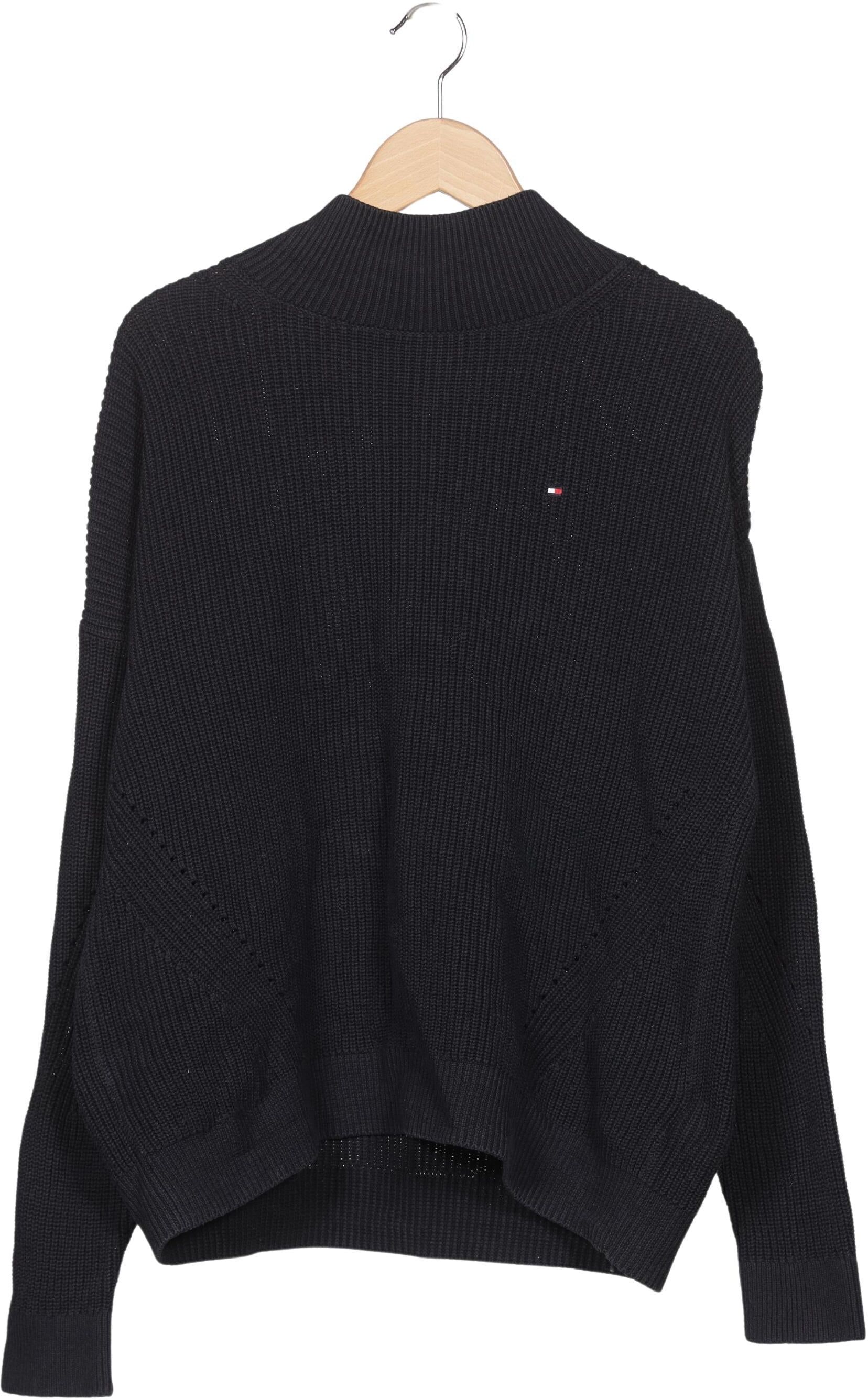 Tommy Hilfiger Damen Pullover, Marineblau, Gr. L, Baumwolle - Second Hand