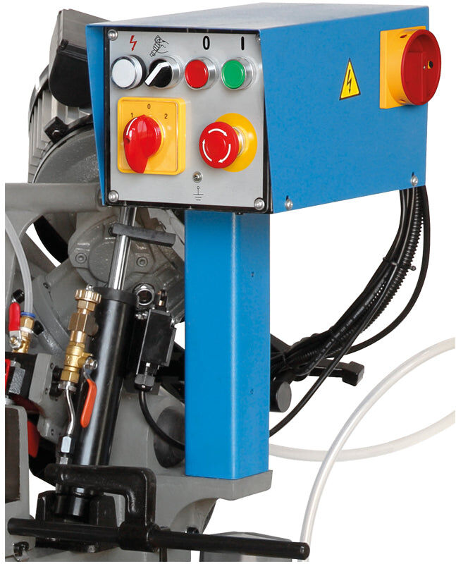 Fervi 0692/400V Segatrice a nastro con discesa manuale e idraulica