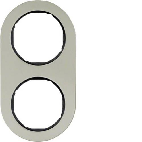 Hager Rahmen Rahmen Edelstahl (matt) WLD9200STB 1St.
