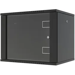 Lanview Quick Assembly Flat pack 19" (9 HE, 19 Zoll Rack), Serverschrank, Schwarz