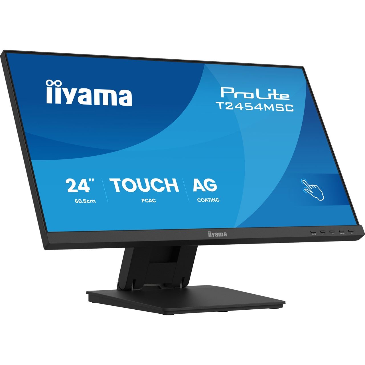 23,8" (60,47cm) iiyama ProLite T2454MSC-B3AG schwarz 1920x1080 1xDisplayPort / 1xHDMI