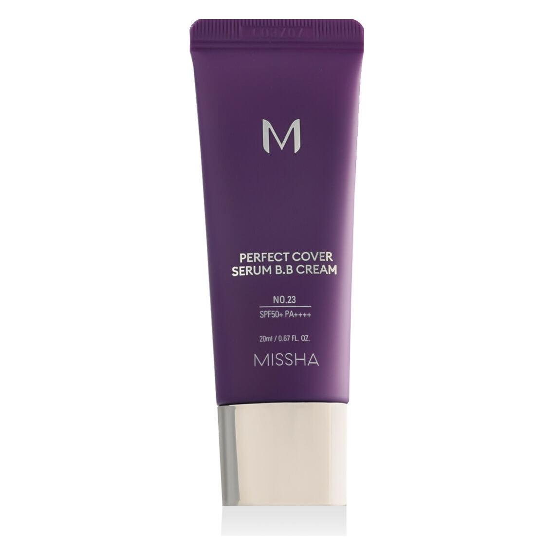 Missha - BB Cream SPF50 M Perfect Cover Serum BB Cream 20 ml - Shade: 23 (No.23 Natural Beige, 20 ml) (10602053)