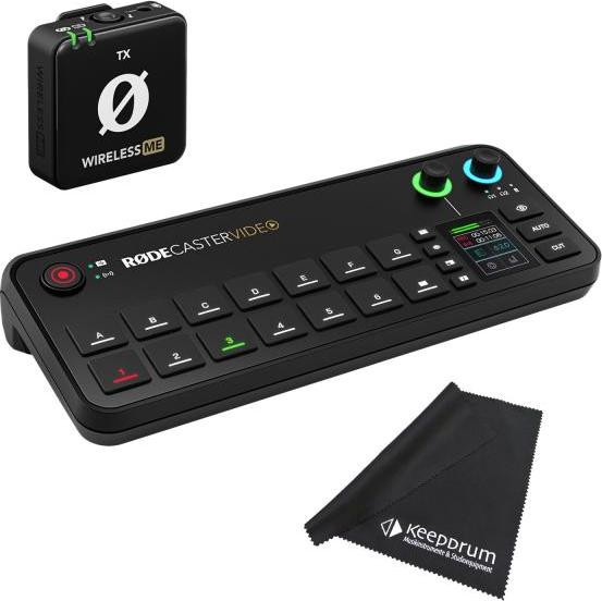 Rode Rodecaster videoproductieconsole met RODE Wireless PRO microfoon