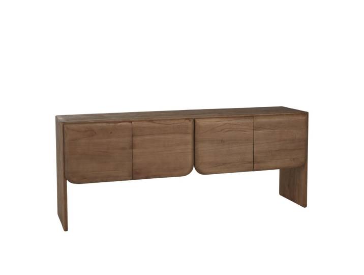 Buffet 4 portes en bois de mindi
