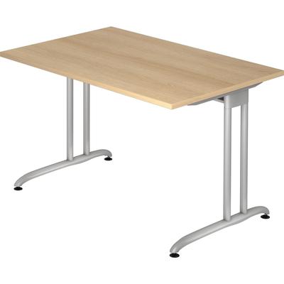 Hammerbacher Schreibtisch 120x80cm Eiche