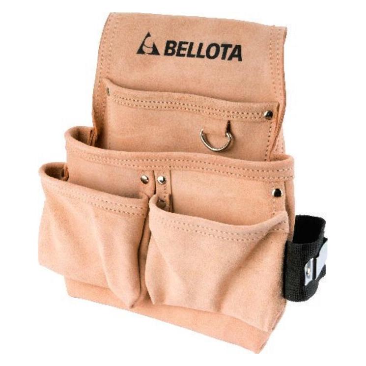 Magni BELLOTA PC4BOL Werkzeugtasche aus Leder mit 4 Taschen, für Hammer und Flexometer (84445198)