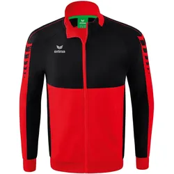 erima Six Wings Worker Trainingsjacke rot/schwarz 164