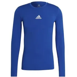 adidas Techfit Compression Langarm Shirt Herren - blau - XS