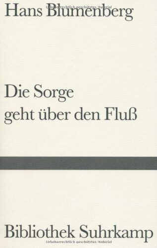 Hans Blumenberg - Die Sorge geht über den Fluß - Preis vom 06.10.2026 07:26:00 h