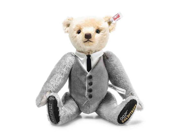 Steiff Collection Dekofigur Steiff Collectors James Bond Goldfinger 60. Jubiläum 007637 limitiert, Sammlerfigur
