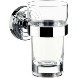 Emco Glashalter Polo chrom, Kristallglas klar