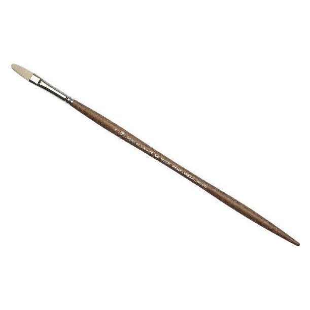 Winsor & Newton Artists' Oil Synthetic Hog Brush Filbert Size 4 (884955075579)