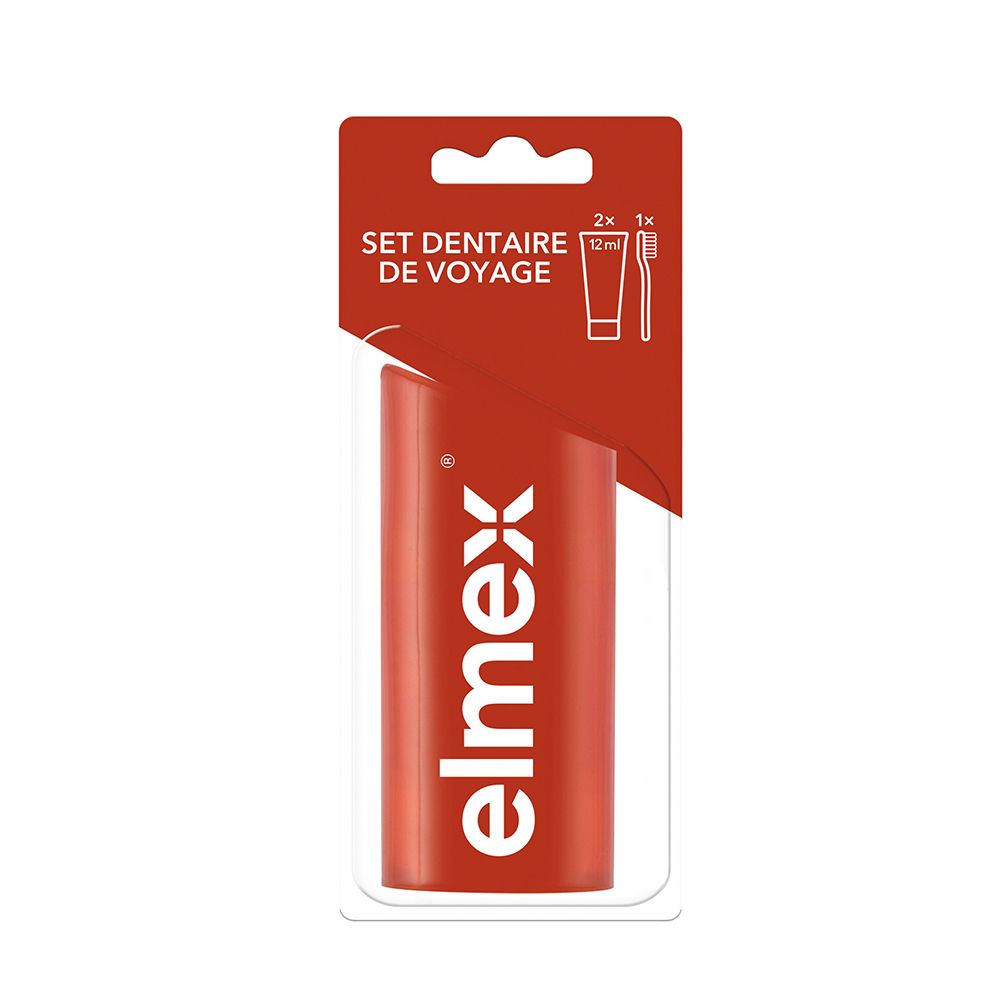 Elmex SET Dentaire - Set dentaire de voyage unité 1 St Zahnpasta