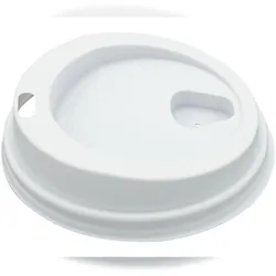VEPATIM 100x Domdeckel passend für Pappbecher - "Coffee to go" - 180ml mit 73mm O