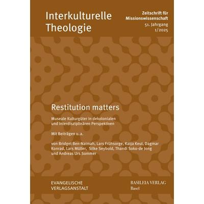 Restitution matters, Taschenbuch von , Evangelische Verlagsanstalt, 978-3-374-07872-1