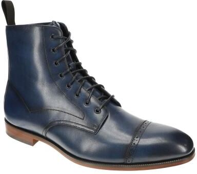 Stacy Adams Henry - Mens 8 Navy Boot Medium