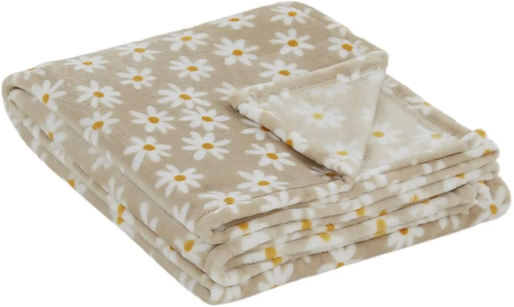 como Plaid  Daisy ¦ beige ¦ Synthetik ¦ Maße (cm): B: 130