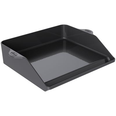 Grillplatte RÖSLE "Plancha, 25429", schwarz, B:36,5cm T:46,5cm, Aluguss, Grillroste, aus porzellanemailliertem Gusseisen für Fleisch und Gemüse
