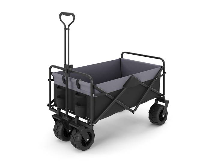 Bollerwagen faltbar BENNY schwarz