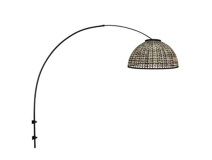 Applique Murale - Noir - Sparkled Light - Bambou Métal - Lampe