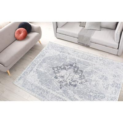 Teppich ARTE ESPINA "Prayer 100", grau, B:160cm H:5mm L:230cm, Polyester, Teppiche, Teppich