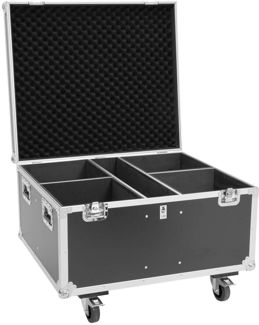 Roadinger Flightcase 4x Tha-100f Mk3 Mit Rollen