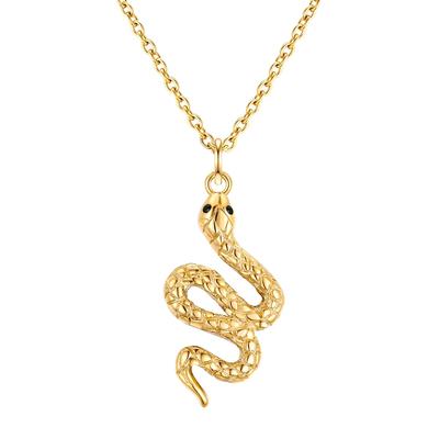 Kette mit Anhänger EASTSIDE "ES466", gelb (gelbgold), Halsketten, Damen, 40,0cm Basiskette + 5,0cm Verlängerung, Edelstahl, aus Edelstahl