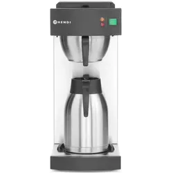 Hendi Filterkaffeemaschine,, 2L, 220-240V/1400W, 215x410x(H)520mm, Filterkaffeemaschine, Silber