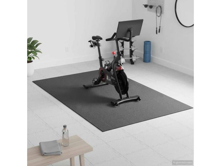 vidaXL Sport Schutzmatte Schwarz 183 x 122 x 0,6 cm High-density PVC