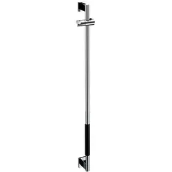 emco system 2 Dusch-Haltegriff, gerade mit rutschhemmender Ummantelung, 1103 mm chrom / schwarz, 357 357021210