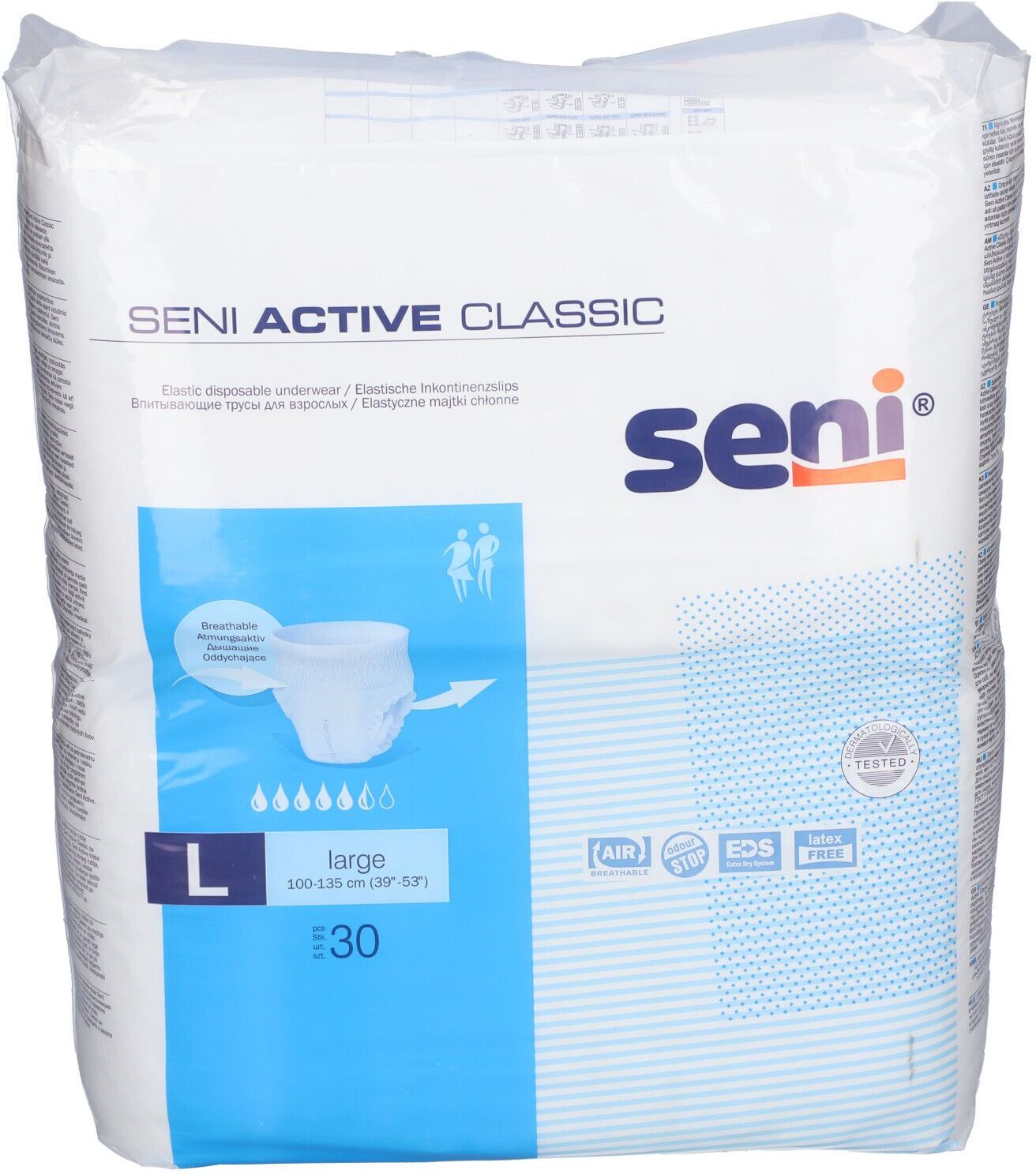 Seni Active Classic Inkontinenzpants L 30 St Windeln