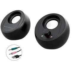 Conceptronic BJORN 2.0-Kanal-Computer-Lautsprecher mit Bluetooth, 10W