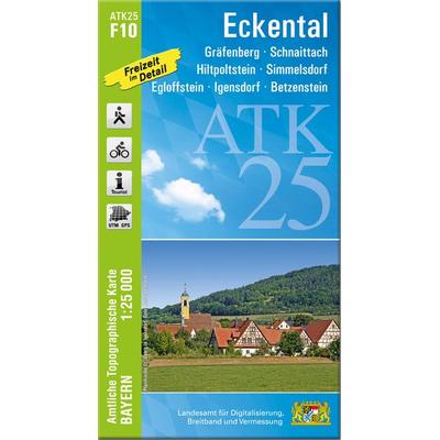 ATK25-F10 Eckental (Amtliche Topographische Karte 1:25000), Sonstige von , Landesamt für Digitalisierung, Breitband und Vermessung, Bayern,