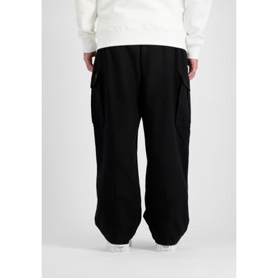 Cargohose ALPHA INDUSTRIES "Aircraft Pant", Herren, Gr. 30, Normalgrößen, schwarz, Obermaterial: 100% Baumwolle. Futter: 100% Baumwolle, Hosen Cargohose