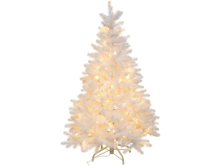 Künstlicher Weihnachtsbaum CREATIV LIGHT Weihnachtsdeko, künstlicher Christbaum, Tannenbaum , weiß, H:120cm, Kunststoff, Weihnachtsbäume, Künstlicher Weihnachtsbaum