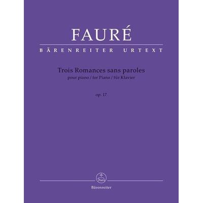 Trois Romances sans paroles für Klavier op. 17 -