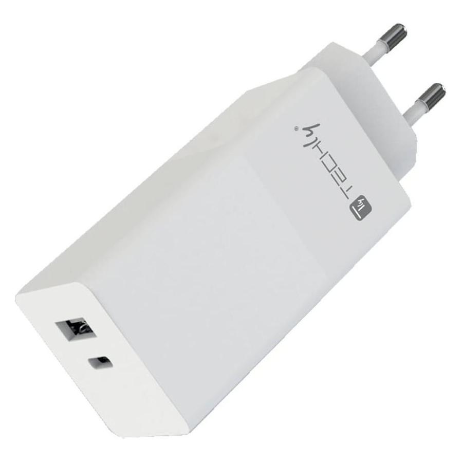 Techly PD A-C LADEGERÄT 100W (100 W, 2 Ports) (IPW-PD100W-WH)