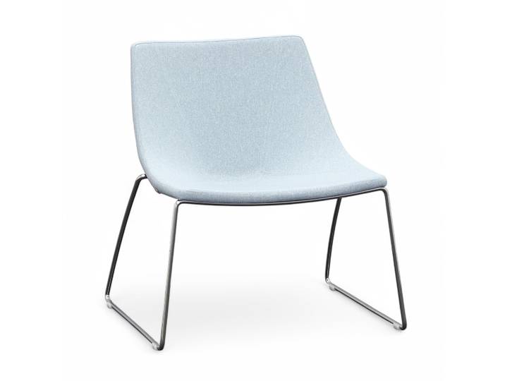 Lounge Sessel Milani Ellipse, 65.0 x 63.0 cm, Blau, Neu, Eleganz & Komfort - Ideal für entspannte Stunden