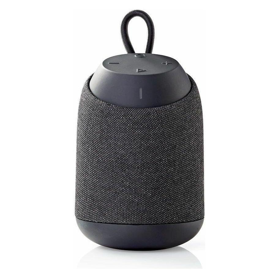 Nedis Bluetooth-Lautsprecher SPBT37101GY - schwarz (5 h) (SPBT37101GY)