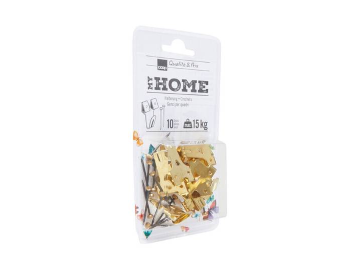 My Home Halterung Gold 15 kg 10 Stück