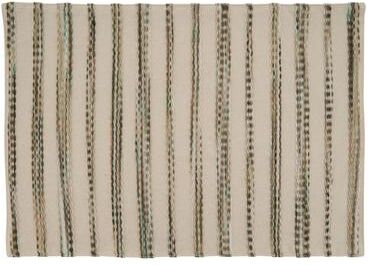 Saro Lifestyle Placemats With Stripe Weave Design (Set of 4)