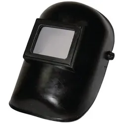 Schmico Schweißerkopfschutzhaube m.DIN-9-Glas u.Vorsatzglas 90x110mm Ku.