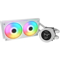 Cougar CPU Wasserkühlung Poseidon Vistek 240, ARGB, Weiss, CPU Wasserkühler, Mehrfarbig, Weiss