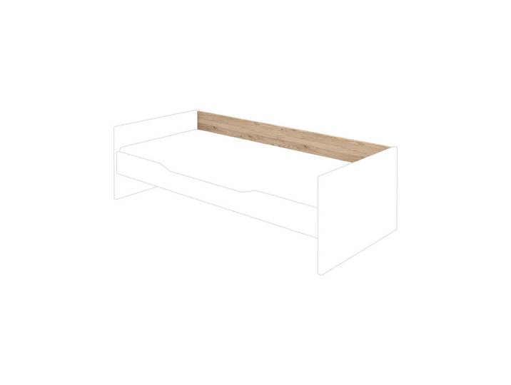 Paidi Bettseiten, Eichefarben, Holzwerkstoff, 2.2x18x200 cm, Blauer Engel, Schlafzimmer, Bett, Bettgestelle- Einzelteile, Bettrahmen