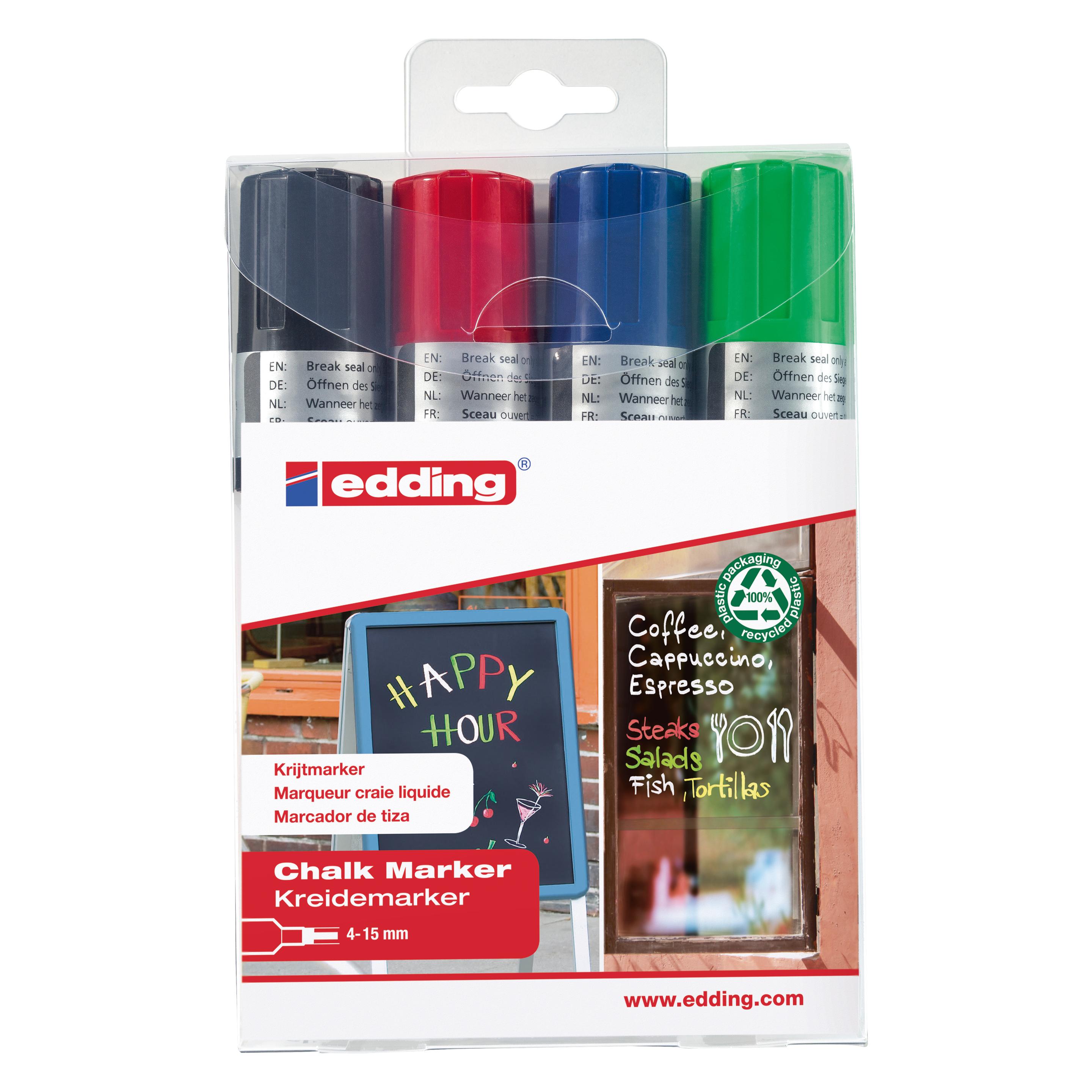 Edding 4090 Kreidemarker (4x) (4090 E-4)
