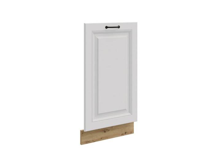 Küchen-Preisbombe Frontblende für vollintegrierten Geschirrspüler 45 cm Küche Stilo Weiß Einbauküche (Frontblende Geschirrspüler vollintegriert), Landhaus